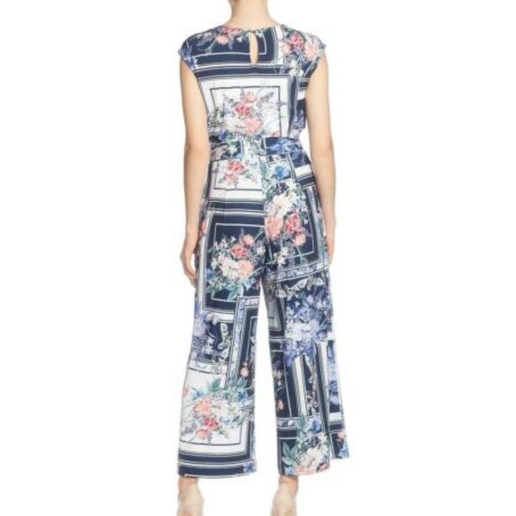 NWT Floral print Jersey Jumpsuit, Small - Picture 3 of 5